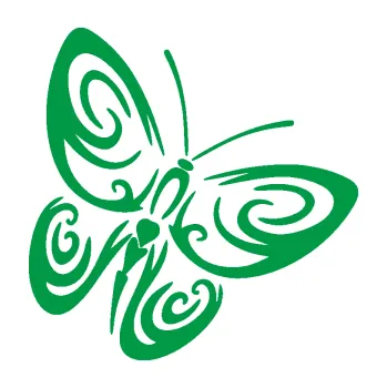 Samolepící dekorace SAMOLEPKA Motýl 019 pravá (12 - zelená) NA AUTO, NÁLEPKA, FÓLIE, POLEP, TUNING, VLASTNÍ TEXT, TISK, AUTOSAMOLEPKY.cz, POLEPY, OBRÁZEK, LOGO, SAMOLEPKY