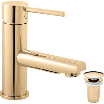 Vodovodní baterie RAV-SLEZÁK Slezák-RAV: Vodovodní baterie umyvadlová - zlato Seina SE927.5KZ Zlato flexi hadice 3/8''