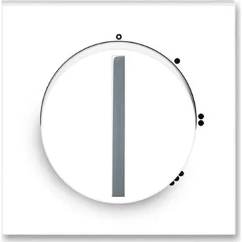 Stavebniny Kryt spínače ABB Neo 3294M-A00170 44, bílá/ledová šedá, s ot. ovl., pro 3stup. spín.s nul. polohou