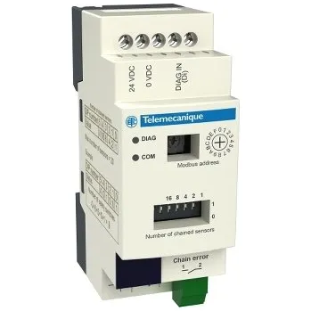 Relé XCSRD210MDB Diagnostický modul pro XCSR - Sériový model, 2 výstupy MODBUS RTU RJ45, Schneider Electric