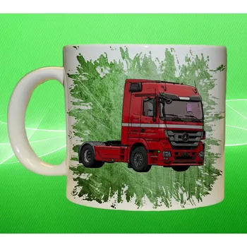 hrnek Mercedes Actros V 550ml (hrnek s náklaďákem)