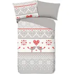 Good Morning Flanelové povlečení Flow 140x200/70x90 cm