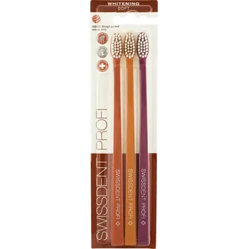 Zubní kartáček Swissdent Whitening zubní kartáčky BERN 3v1 (soft), 3v1