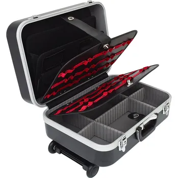 Kufr z ABS s tvrdým pouzdrem a teleskopickým vozíkem KS Tools