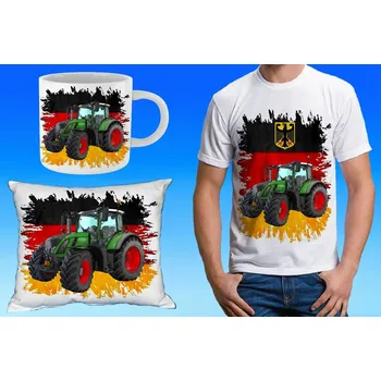 Pánské tričko Fendt II dárkový set s traktorem 122 (dárkový set s traktorem )