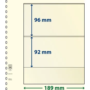 Obal pro sběratelský předmět Lindner 802201 - 2 kapsy (92 mm) Velikost balení: 10 ks