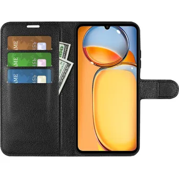 Pouzdro na mobilní telefon TVC WalletCase Xiaomi Redmi 13C 4G Barva: Černá
