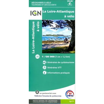 Loire Atlantique à Velo 1:100 000