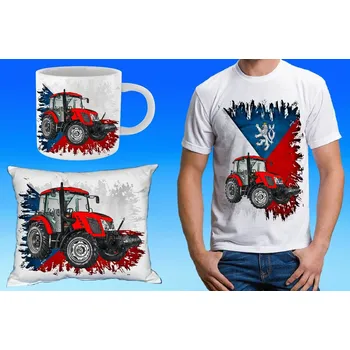 Pánské tričko ZETOR PROXIMA 110 dárkový set 134 (dárkový set s traktorem )