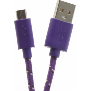 Datový kabel Sbox USB->Micro USB 1M USB-1031U purple