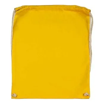 Městský batoh Batoh bavlněný, 140 g/m², 37 x 48cm, žlutý (Yellow)