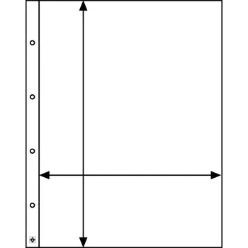 Obal pro sběratelský předmět Leuchtturm FOLIO - 1 kapsa (260x360 mm)