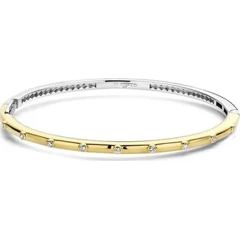 Náramek Zlacený náramek TI SENTO se zirkony 23031ZY