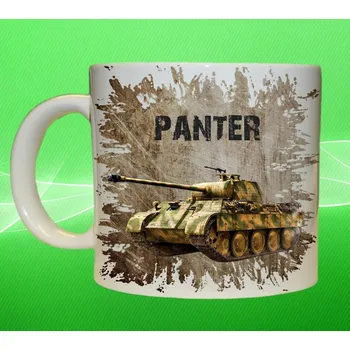 hrnek s tankem Panter 550ml (army hrnek vojenský hrneček)