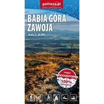 Cestování Mapa - Babia Góra-Zawoja-Babiogórski PN