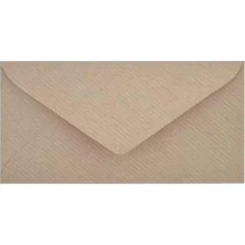 Obálka OBALKA DL PRIRODNI HNEDA S VROUBKY 90X160 PAP