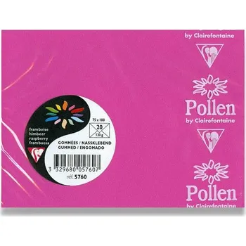 Clairefontaine Samolepicí barevná obálka 100 x 75 mm 20 ks Obálka Clairefontaine Samolepicí barevná obálka 100 x 75 mm 20 ks