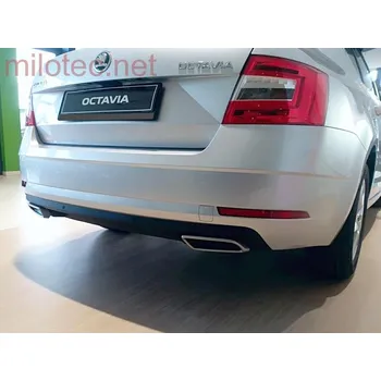 Tuning Dummy - koncovky výfuku, Alu Brush - Škoda Octavia III. (Koncovky výfuku pro Škoda Octavia III./ Facelift, r.v.2013/2017)