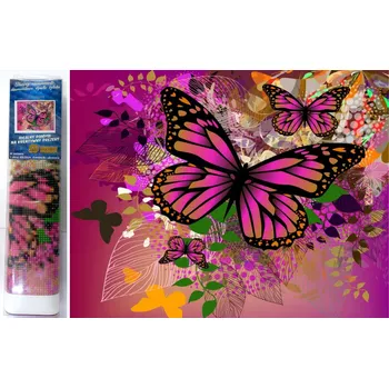 Diamantové malování Norimpex Diamantové malování Třepotání křídel 30x40cm