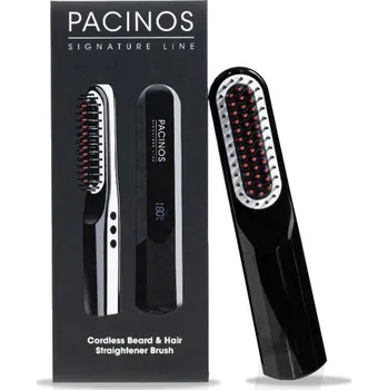 Žehlička na vlasy Bezdrátová žehlička na vousy a vlasy PACINOS Beard & hair straightener
