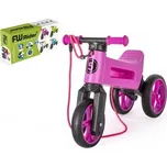 Odrážedlo FUNNY WHEELS Rider SuperSport 2v1+popruh - fialové