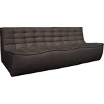 Modul.pohovka Ethnicraft N701 látka tmavě šedá třísedák 210x91 v.76