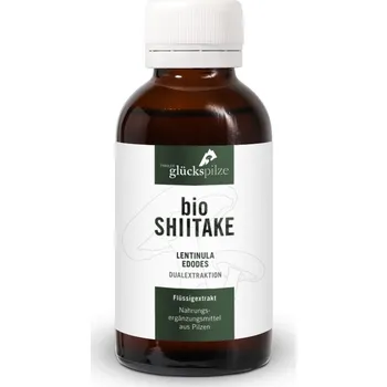 Přírodní produkt Tyroler Glückspilze BIO Shiitake (Lentinula edodes) Tekutý Duální Extrakt 100 ml