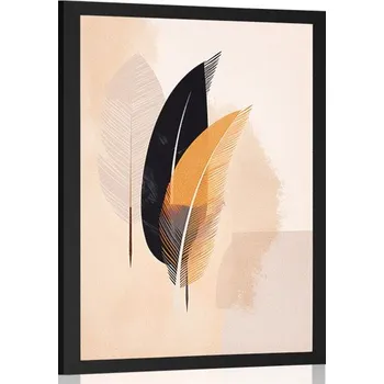 Plakát Dovido Plakát abstraktní tvary peříčka