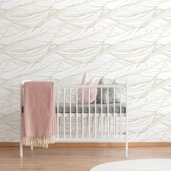 Tapeta Dovido Tapeta struktura listu ve světlém provedení