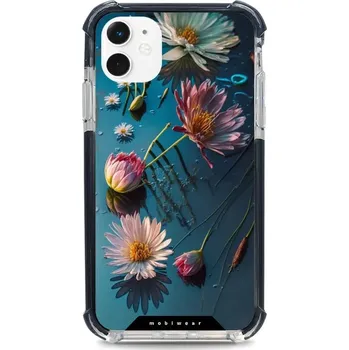 Pouzdro na mobilní telefon Odolný obal Mobiwear MagSafe Elite Bumper - Apple iPhone 11 - D014D Květy na hladině (Odolný kryt, pouzdro, obal Mobiwear Elite Bumper na mobil Apple iPhone 11 - D014D Květy na hladině, materiál Plast + TPU silikon + kov - zesílená ochrana telefonu, podpo