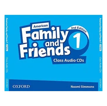 Cizí jazyk American Family and Friends: Level One: Class Audio CDs – Naomi Simmons,Tamzin Thompson,Jenny Quintana (EN)