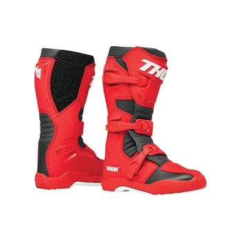 Moto obuv Mx Boty Thor Blitz XR Mx Boot Red / Charcoal, Velikost US 11 / EU 45,5