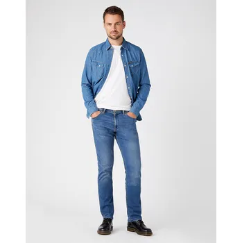 Pánské jeans Wrangler Greensboro Bright Stroke W15QMU91Q Velikost: W42 / L34