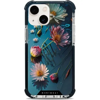 Pouzdro na mobilní telefon Odolný obal Mobiwear MagSafe Elite Bumper - Apple iPhone 13 Mini - D014D Květy na hladině (Odolný kryt, pouzdro, obal Mobiwear Elite Bumper na mobil Apple iPhone 13 Mini - D014D Květy na hladině, materiál Plast + TPU silikon + kov - zesílená ochrana)