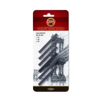 Koh-i-noor Sada grafitových bloků 4390, 6 kusů na blistru
