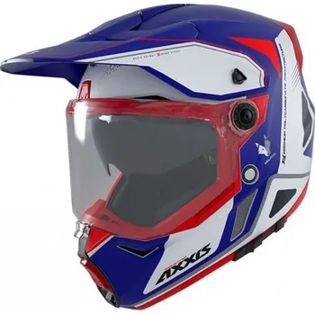 Helma na motorku AXXIS Enduro helma AXXIS WOLF DS roadrunner C7 matná modrá L