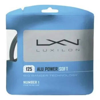 Struna na výplet tenisové rakety Luxilon tenisový výplet Alu Power Soft 12,2 m 1.25