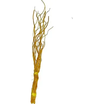 Dekorace - větve žluté 60cm - 6ks