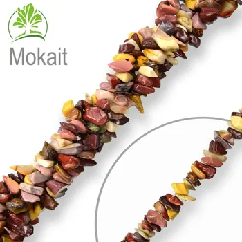 Materiál na výrobu šperku Návlek z tromlovaných kamenů balení 10g MOKAIT