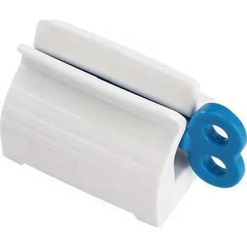 Dávkovač mýdla Držák, dávkovač, vytlačovač tuby (modrý)