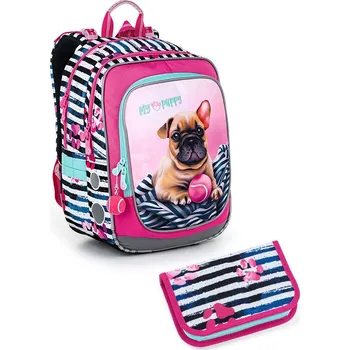 Lehký batoh s buldočkem Topgal ENDY 22005 - SET SMALL