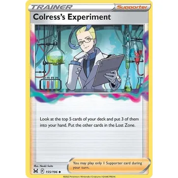 Sběratelská karetní hra Colresss Experiment 155/196 - Lost Origin Typ karty: Non-Holo