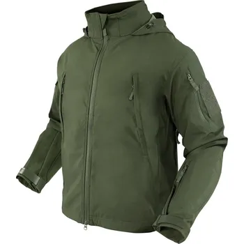 Pánská bunda CONDOR OUTDOOR bunda SUMMIT ZERO SOFTSHELL odlehčená ZELENÁ vel.3XL