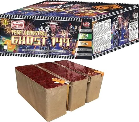 Tarra Pyrotechnik Profi ohňostroj Ghost 144 ran od 3 220 Kč Zbozi cz