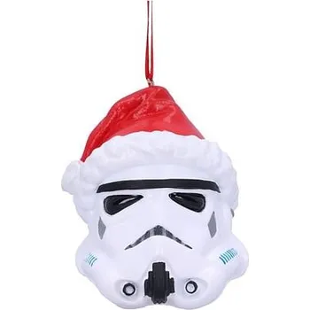 Vánoční dekorace Nemesis Now Vánoční ozdoba Star Wars - Stormtrooper Santova čepice