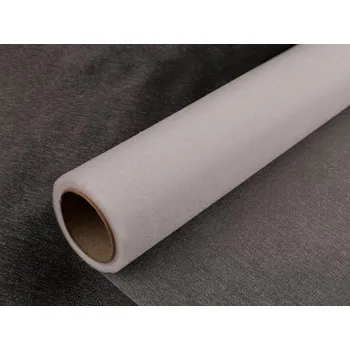 Organza řezaná šíře 36 cm, návin 9 m - bílá