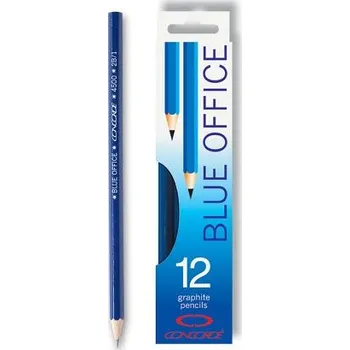 Grafitová tužka Grafitové tužky CONCORDE Blue Office č. 1 /2B/, 12ks