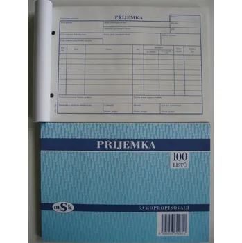 Tiskopis příjemka A5 NCR MSK281