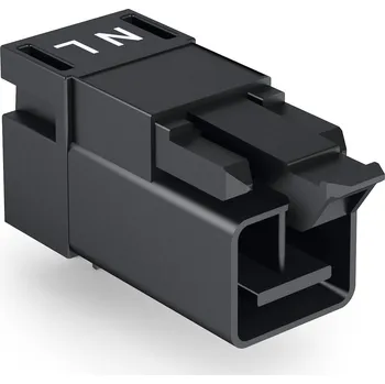Stavebniny WAGO Konektor 890-812/011-000 na desky plošných spojů Úhlové provedení 2pólová, černá 890-812/011-000