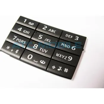 Náhradní klávesnice pro mobilní telefon Klávesnice Nokia E66 spodní černá, originální - 9793880 a zpět 1 Kč s ATC Clubem